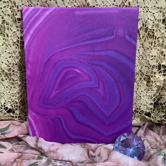 Macro Photo of Agate Taken by Me and Printed on Canvas - Picture 4 of 8